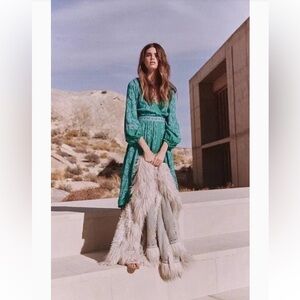 *Like New* Spell and the Gypsy Jewel Soiree Dress in Emerald Size XS